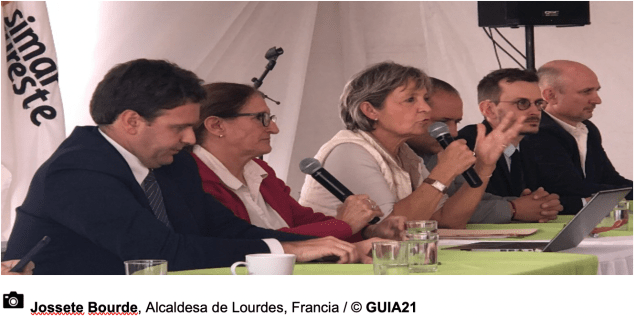 Jossete Bourde, Alcaldesa de Lourdes, Francia